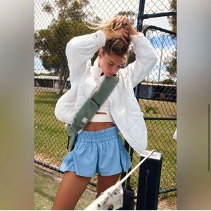 Free People Movement Get Your Flirt On Shorts in Cloudy Waters size small